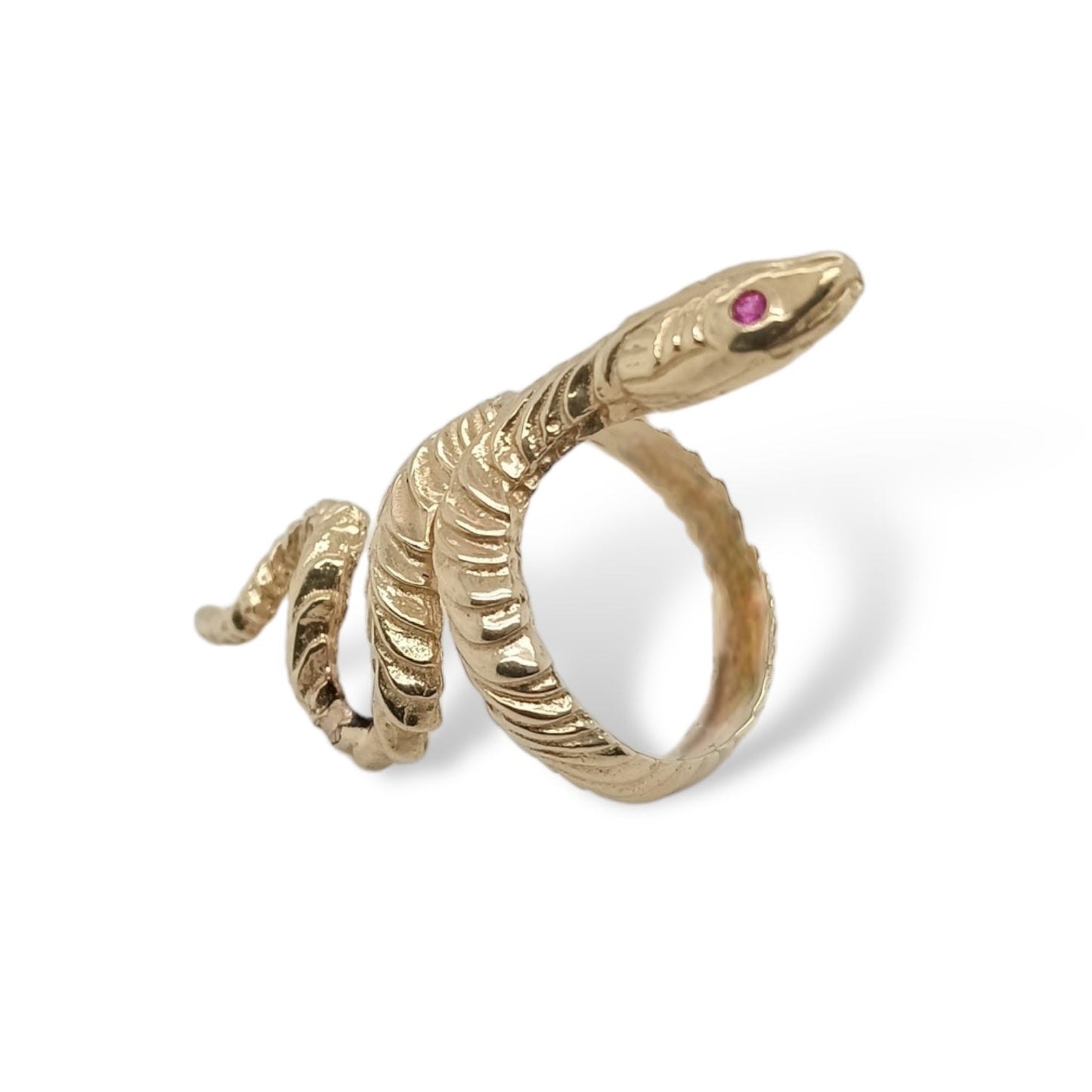 SNAKE EYES The Serpent Ruby Ring