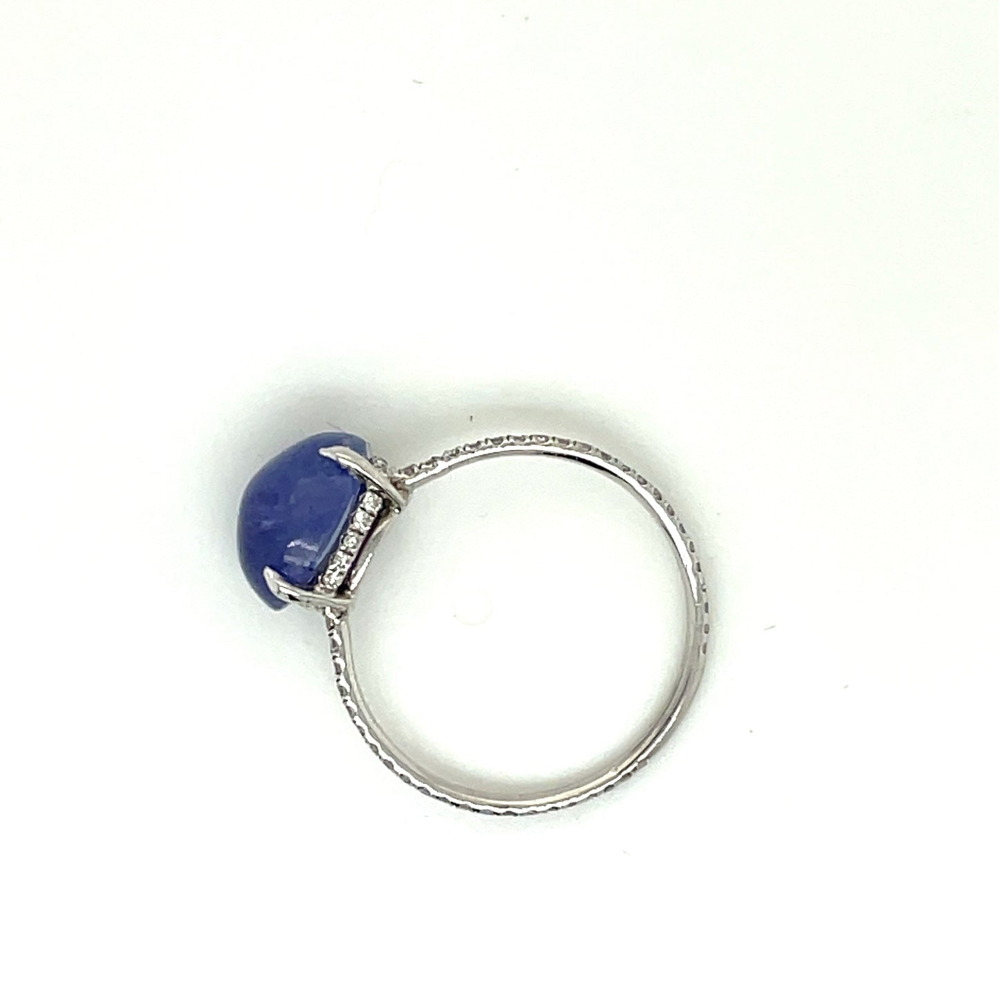 The Violet Tanzanite Cabochon