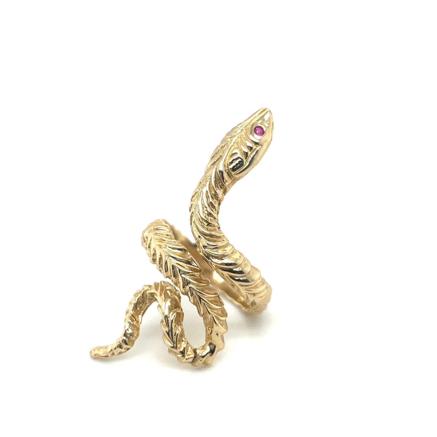 SNAKE EYES The Serpent Ruby Ring