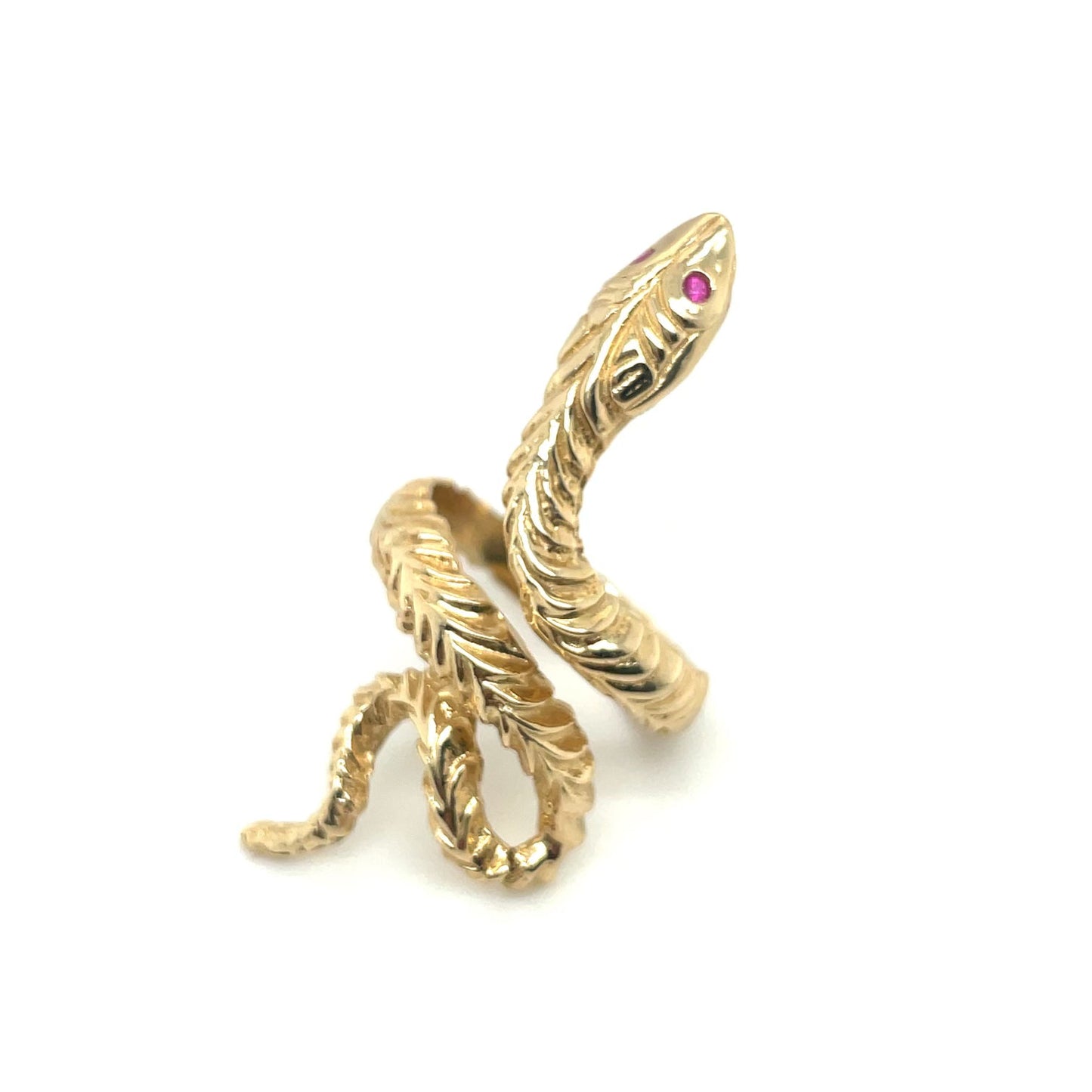 SNAKE EYES The Serpent Ruby Ring