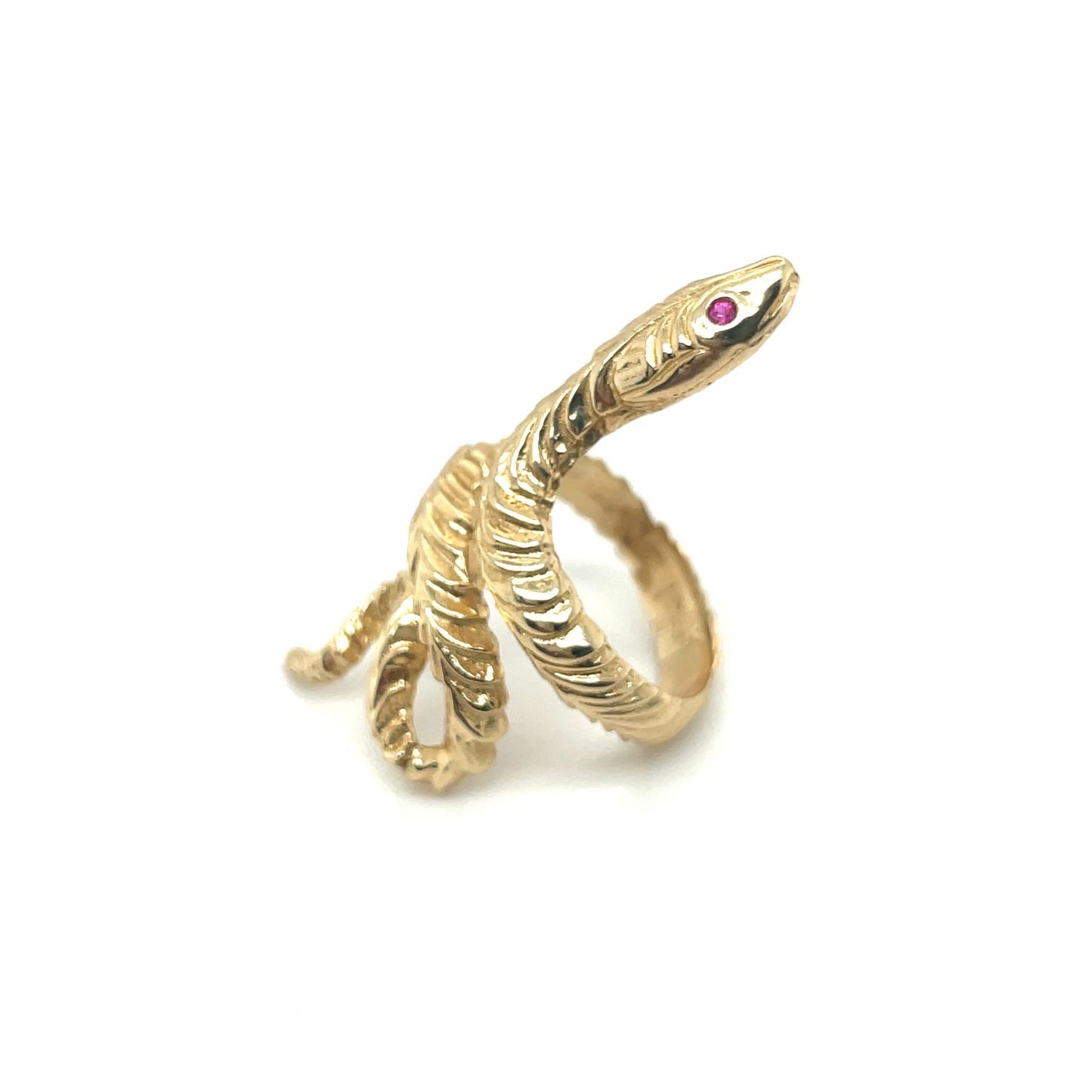 SNAKE EYES The Serpent Ruby Ring