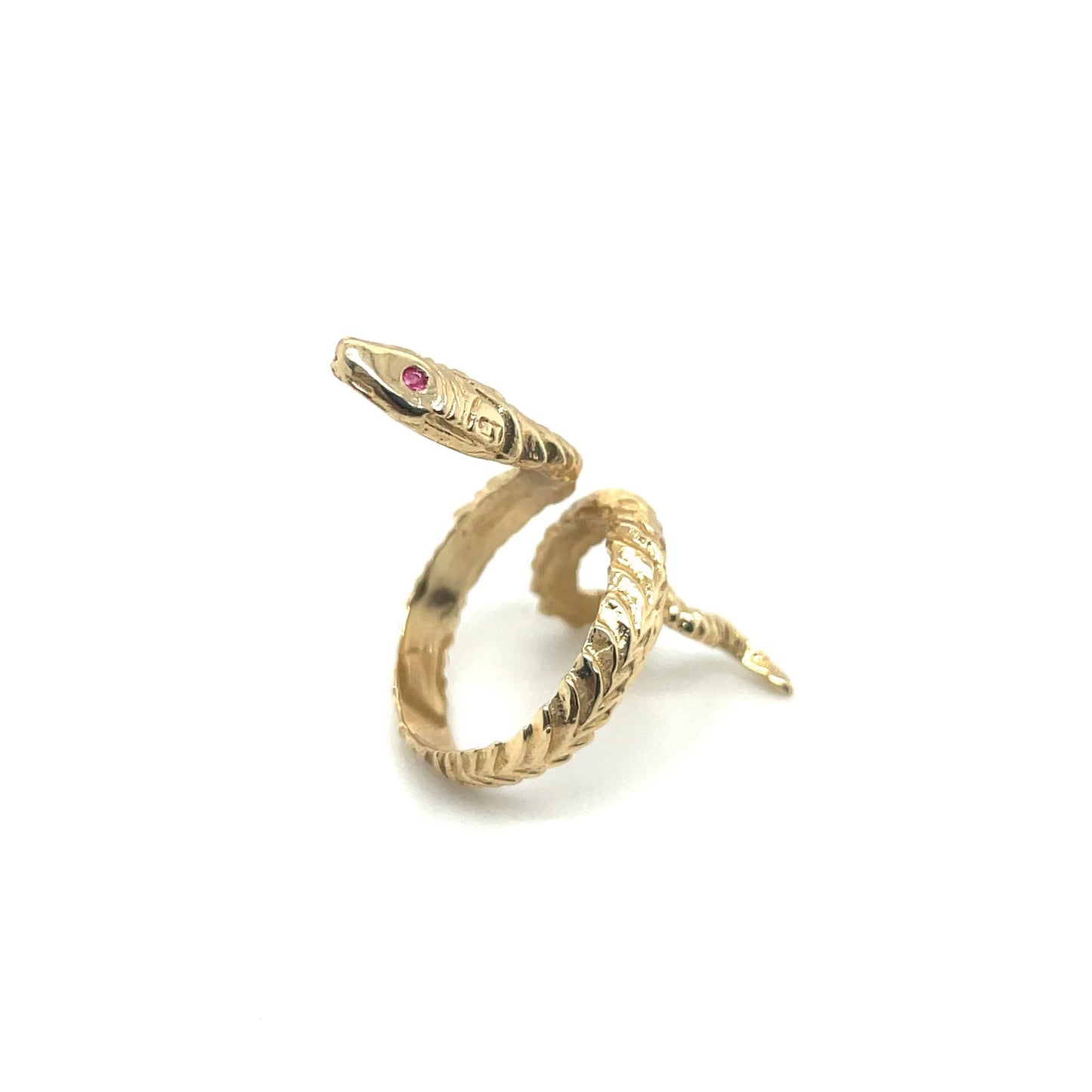 SNAKE EYES The Serpent Ruby Ring