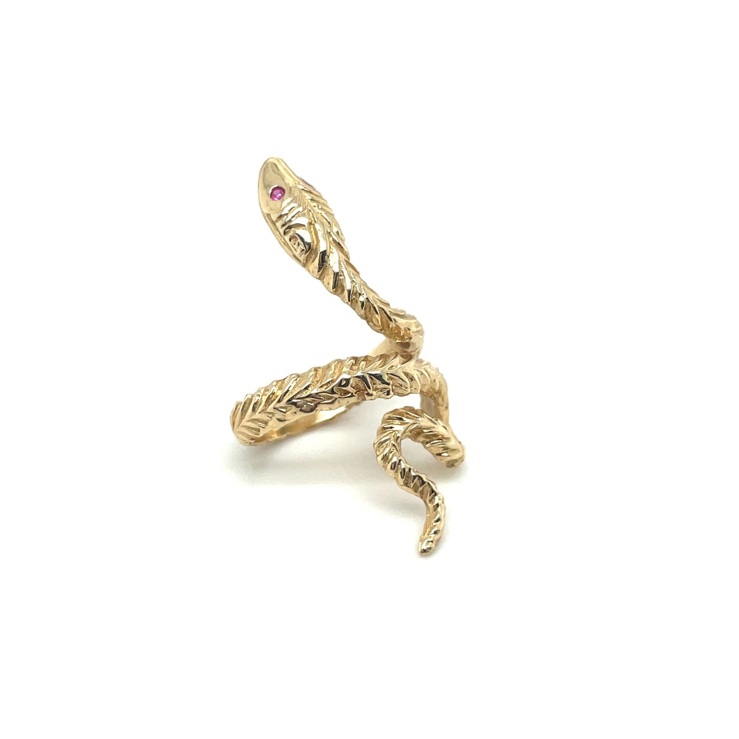 SNAKE EYES The Serpent Ruby Ring