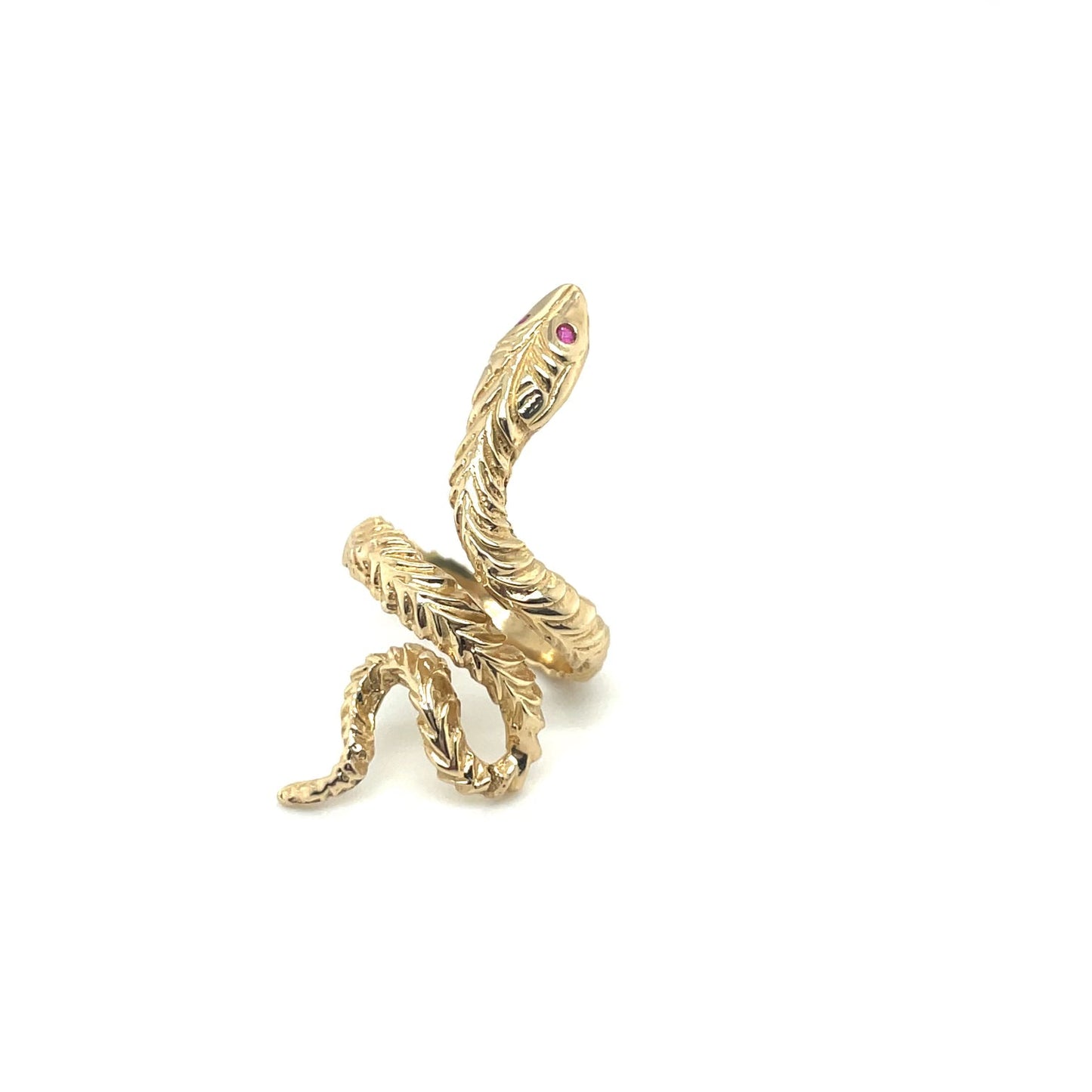 SNAKE EYES The Serpent Ruby Ring