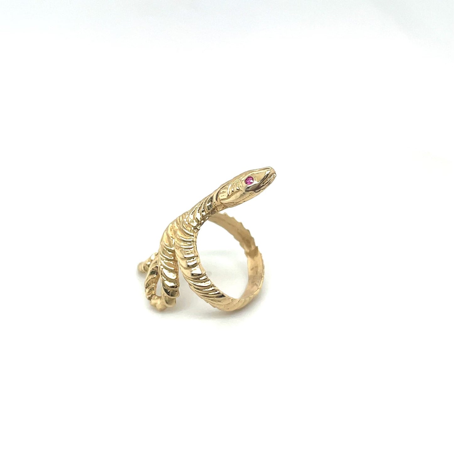 SNAKE EYES The Serpent Ruby Ring