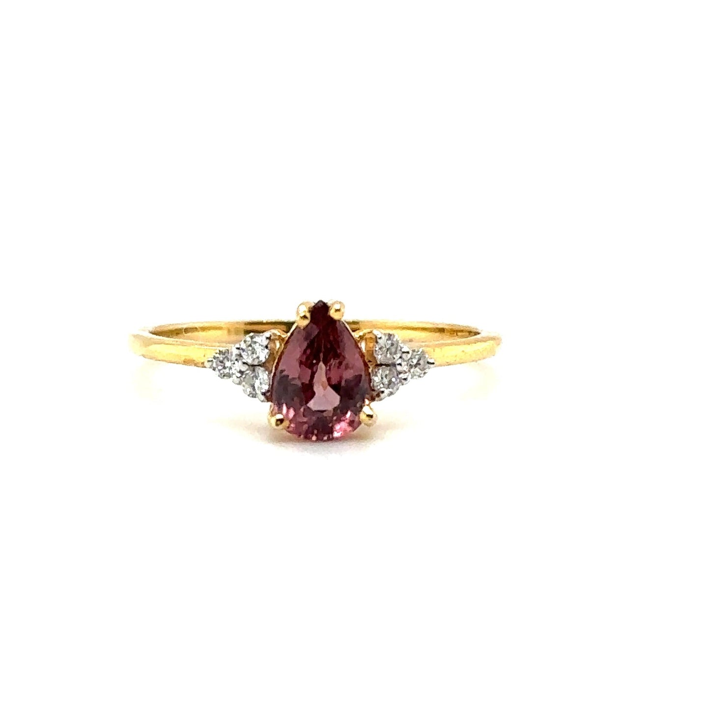 Pear shape ring