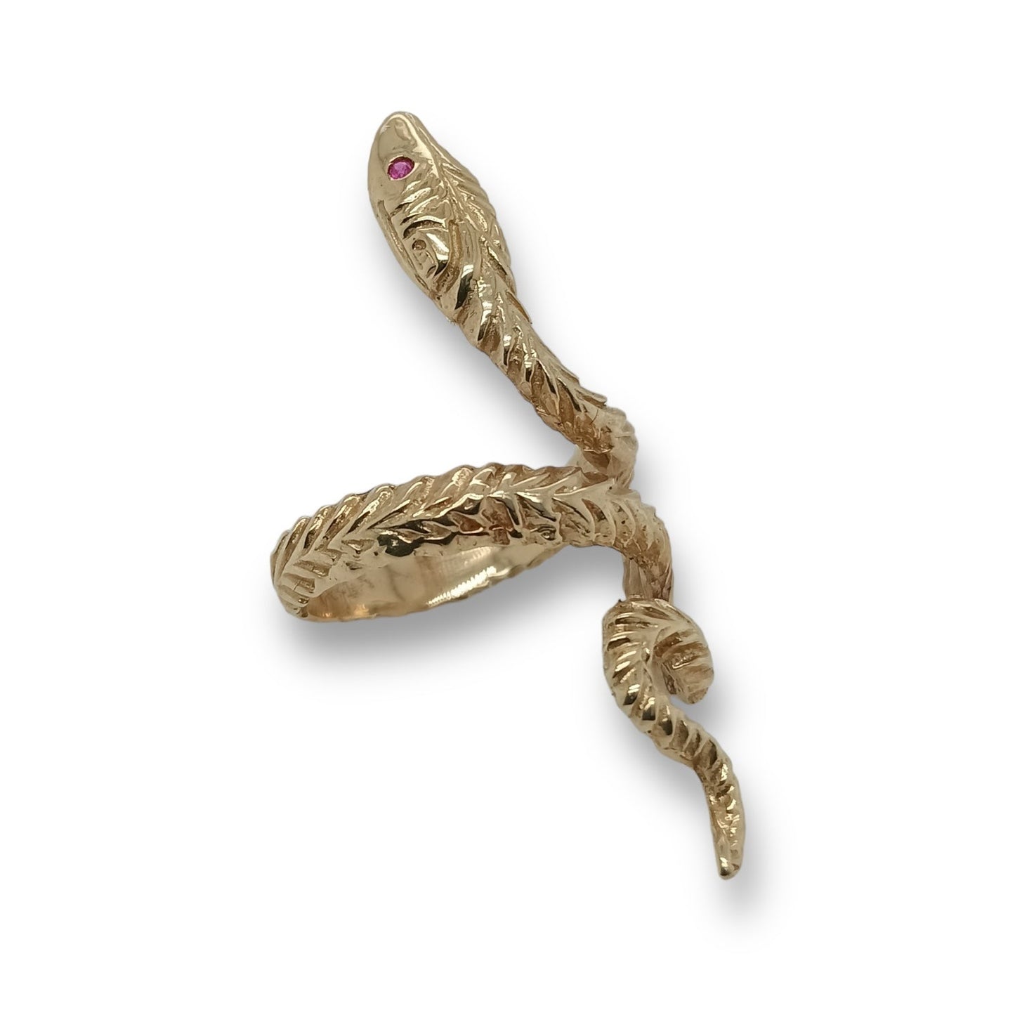 SNAKE EYES The Serpent Ruby Ring