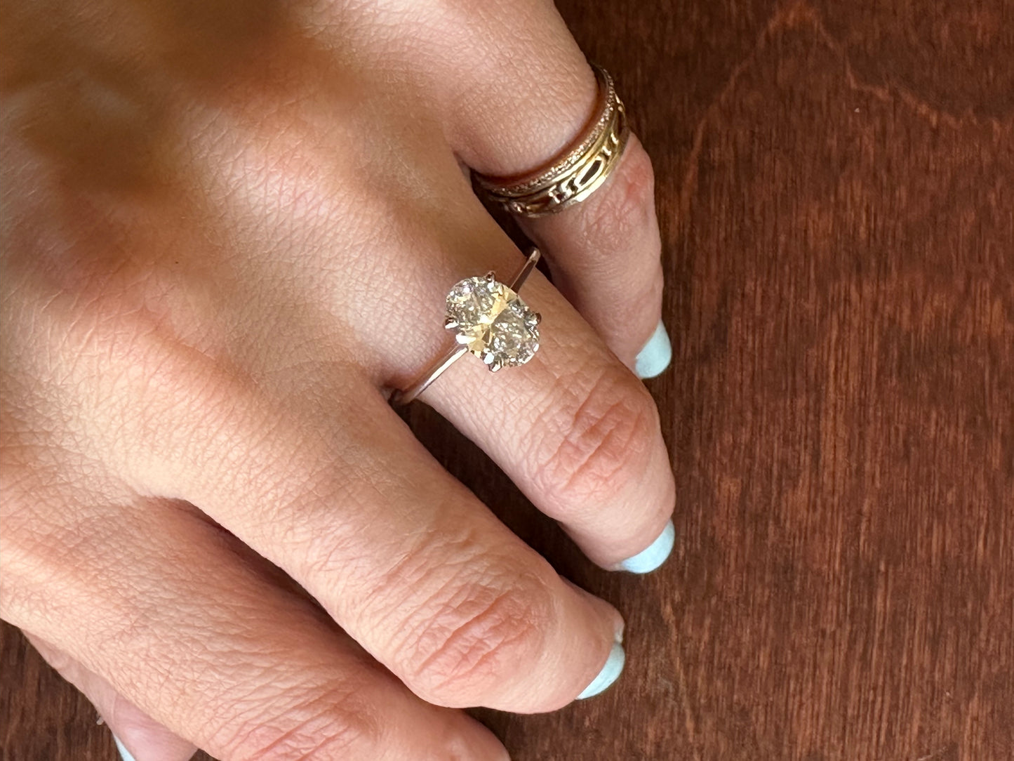 Oval Solitaire Engagement Ring