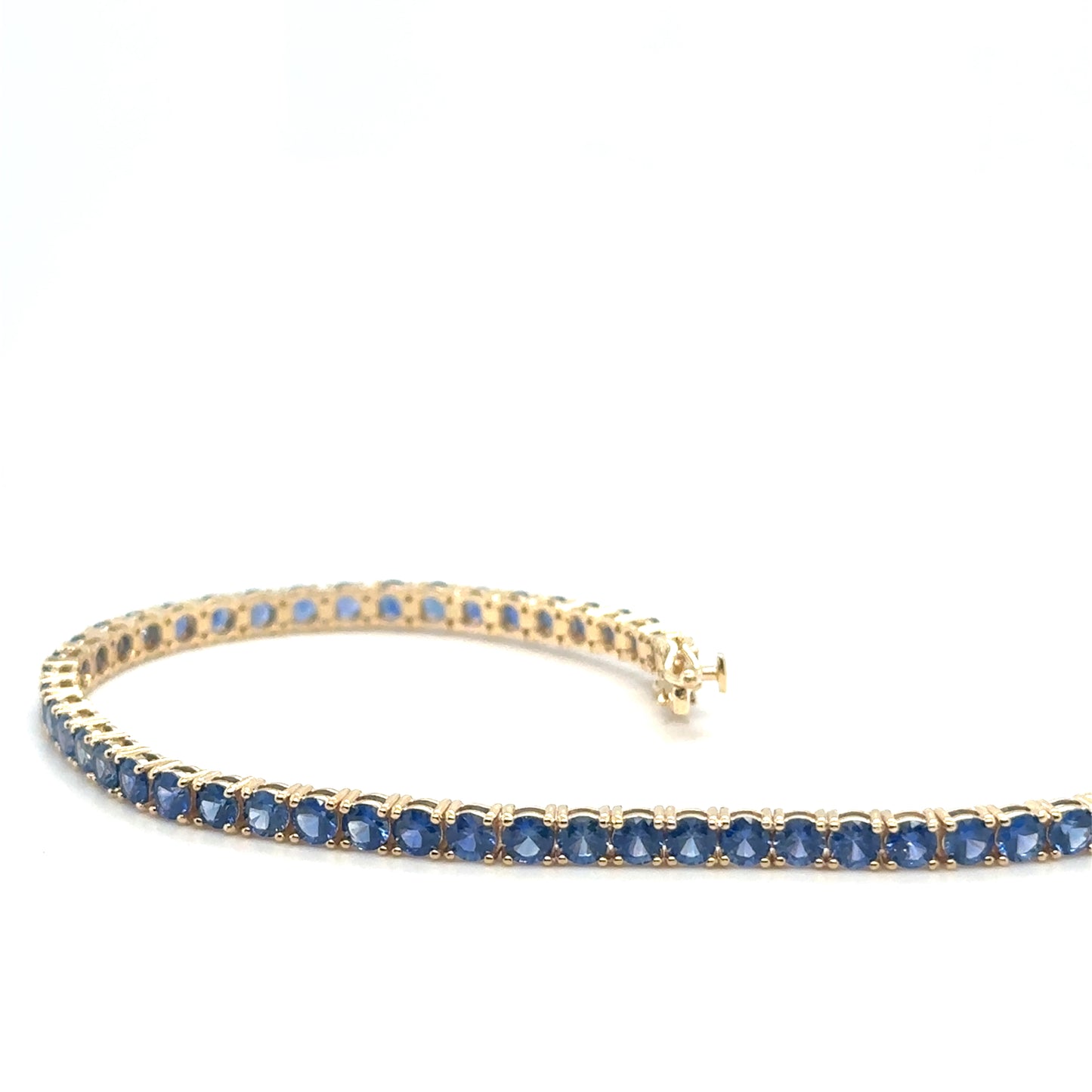 Custom Ceylon Blue Tennis Bracelet