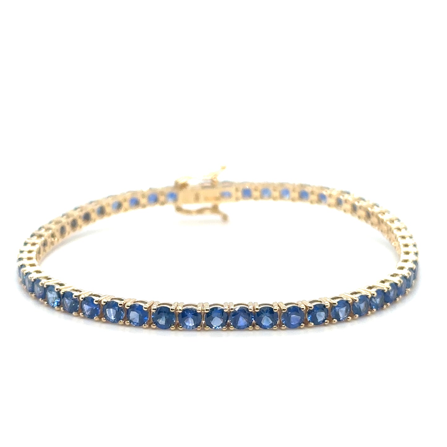 Custom Ceylon Blue Tennis Bracelet