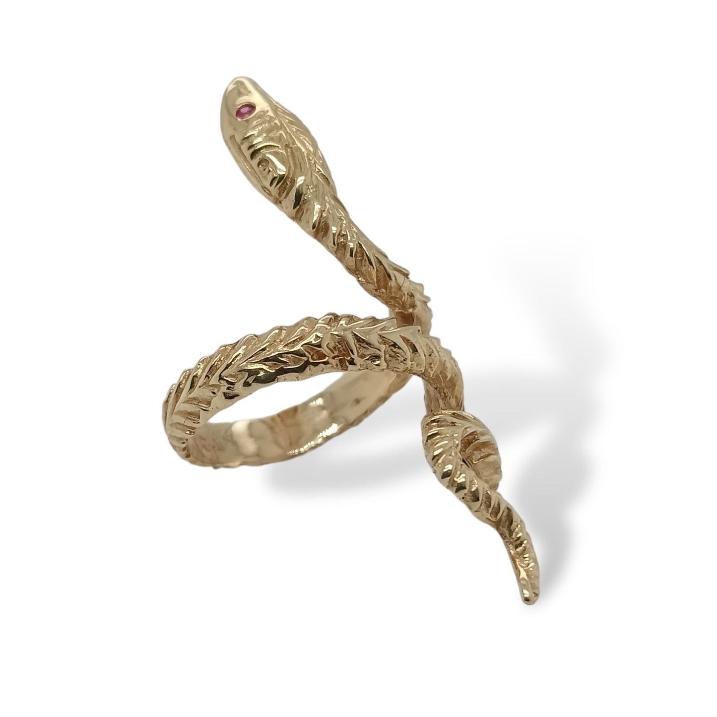 SNAKE EYES The Serpent Ruby Ring