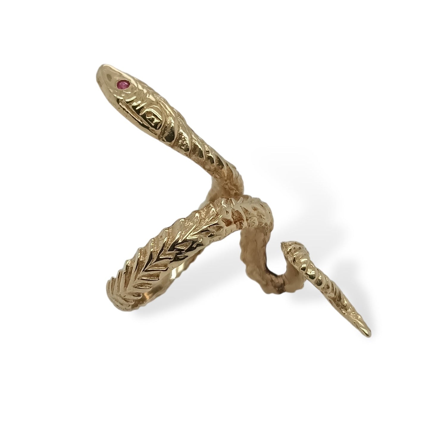 SNAKE EYES The Serpent Ruby Ring