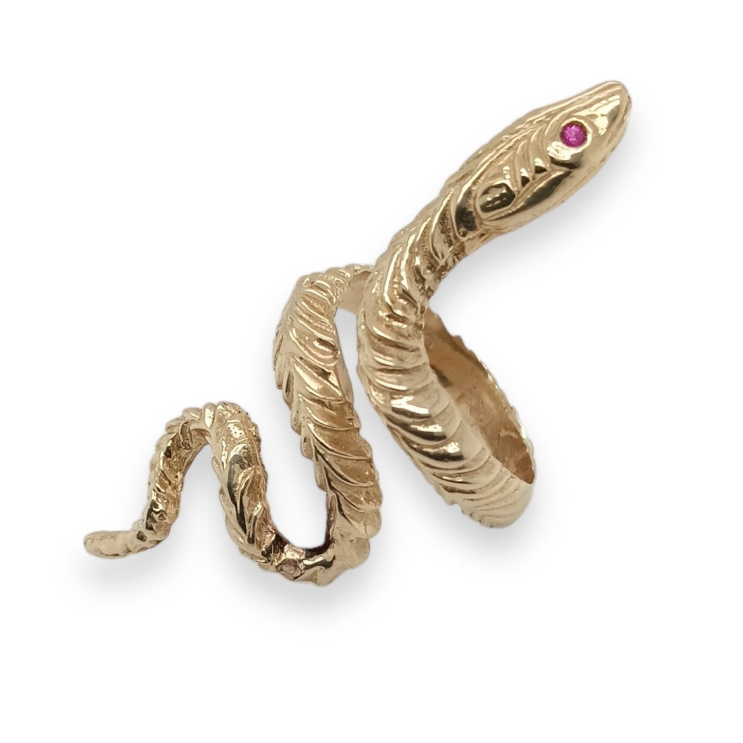 SNAKE EYES The Serpent Ruby Ring