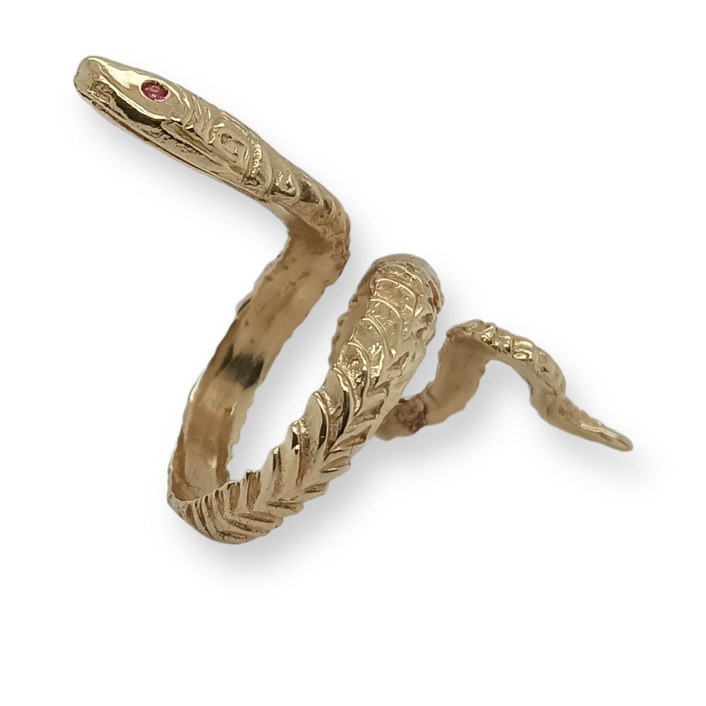 SNAKE EYES The Serpent Ruby Ring