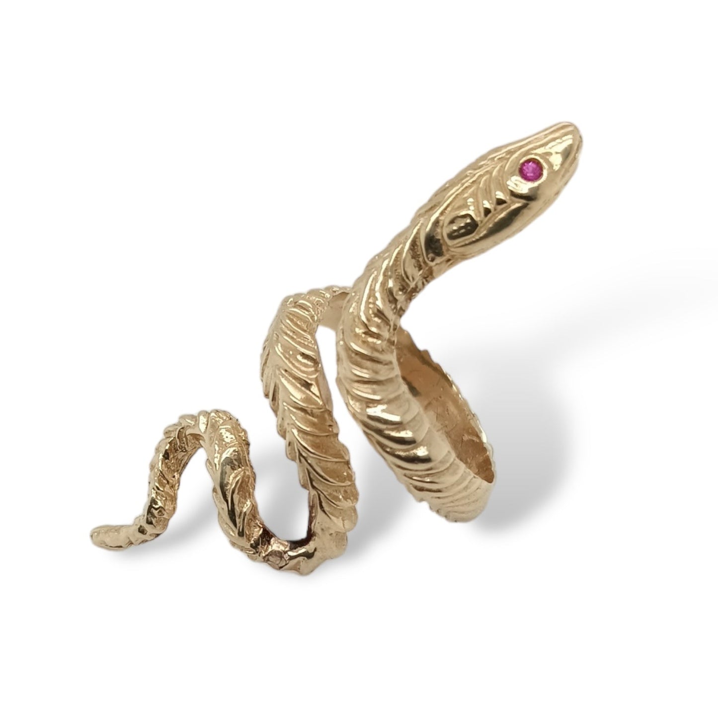 SNAKE EYES The Serpent Ruby Ring