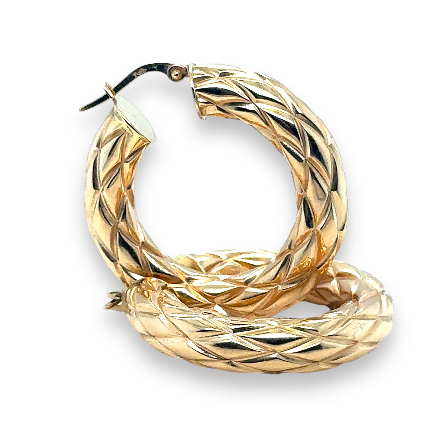 Snake Scale Hoops