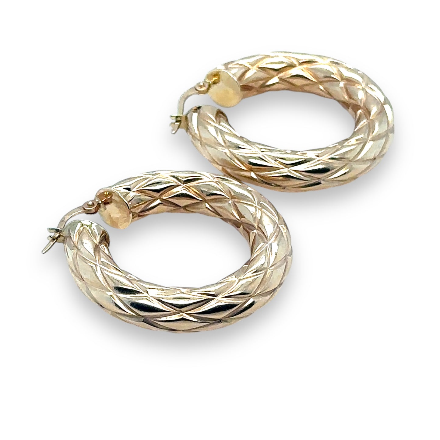 Snake Scale Hoops