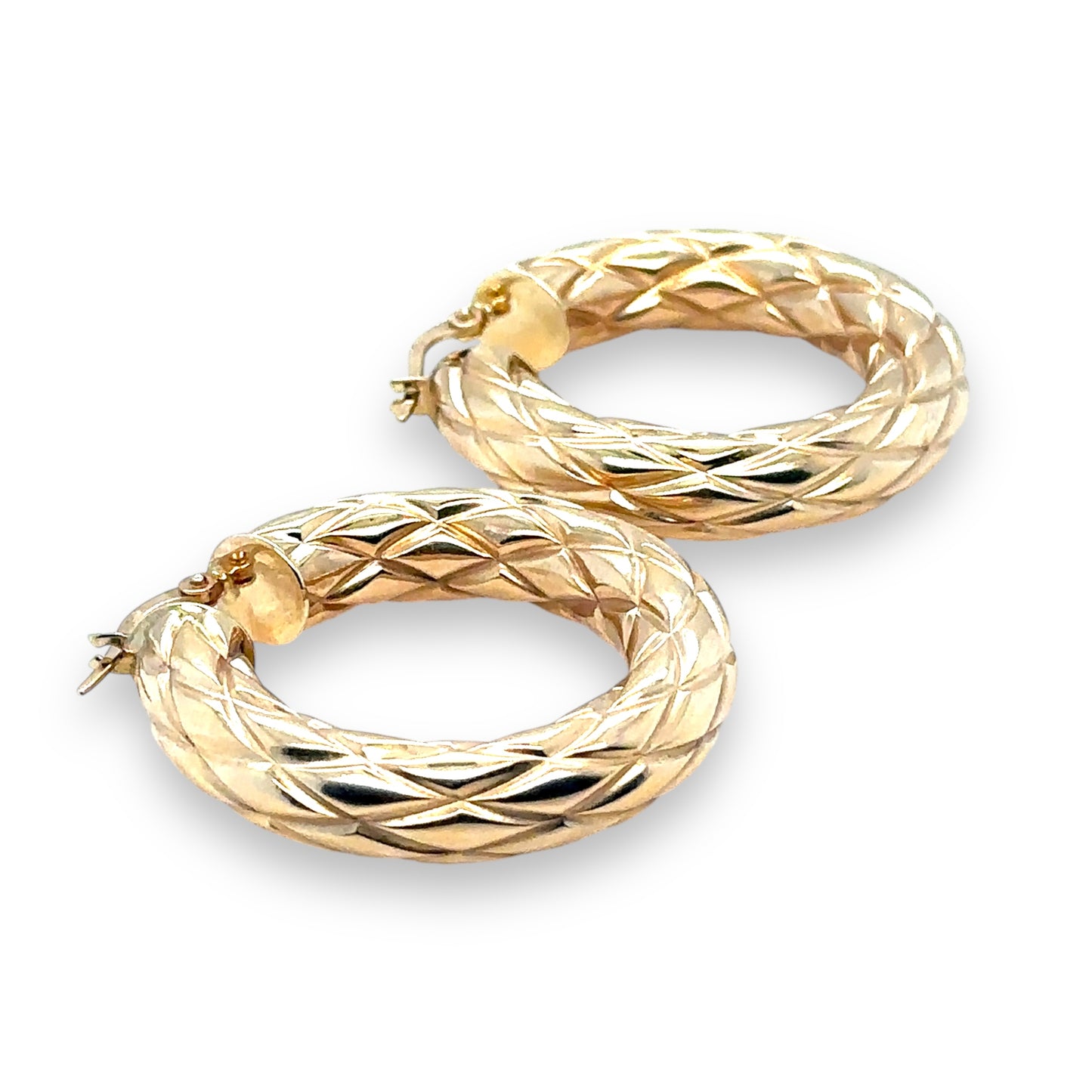 Snake Scale Hoops