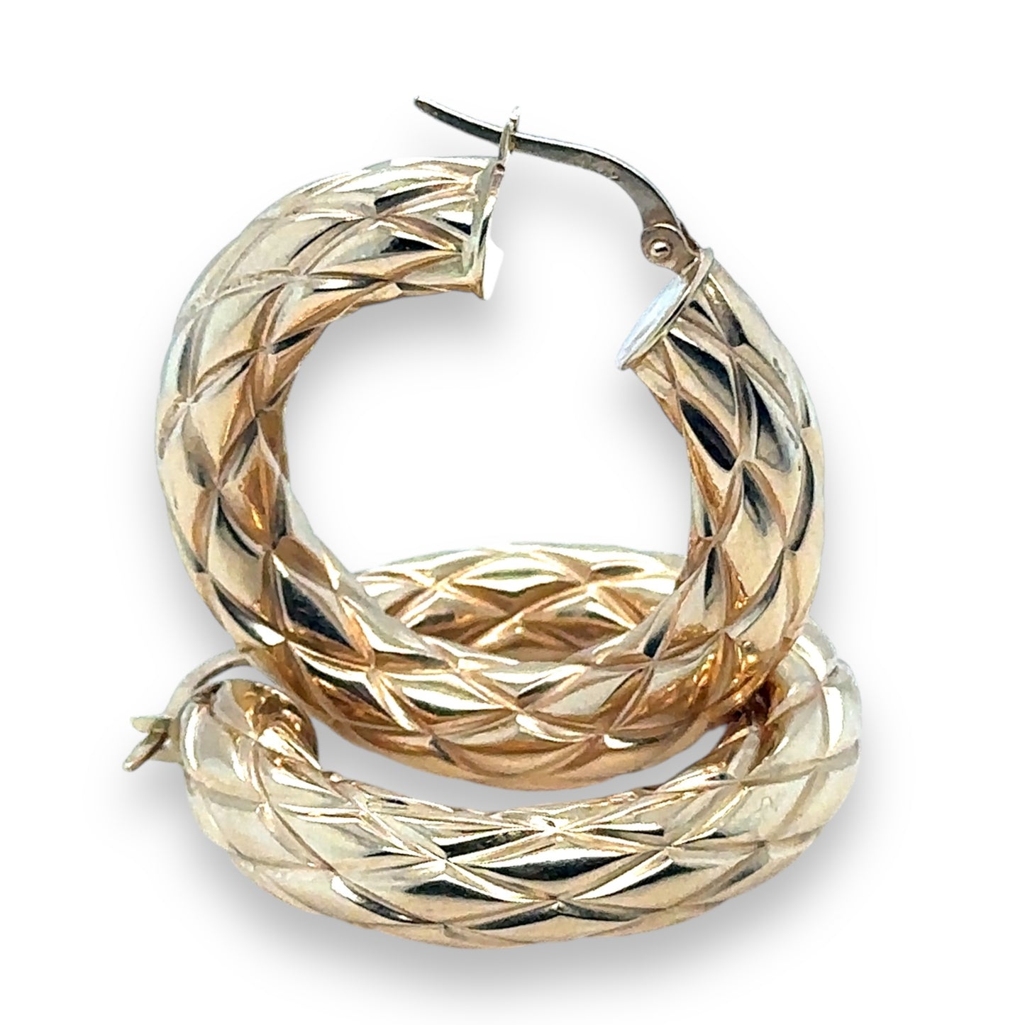 Snake Scale Hoops
