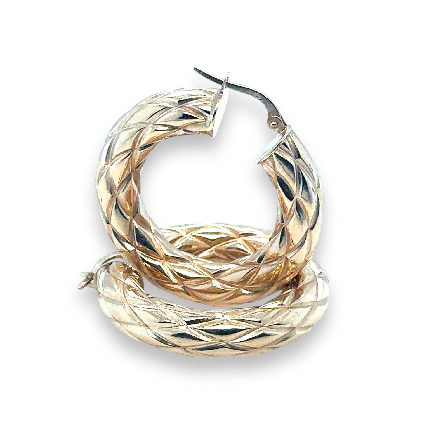 Snake Scale Hoops