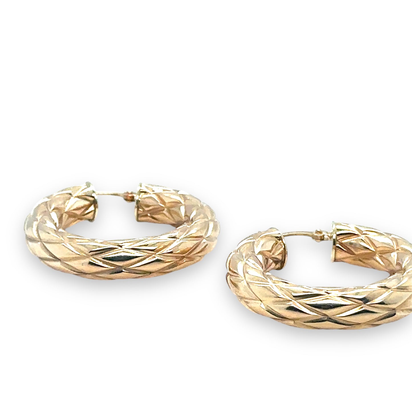 Snake Scale Hoops