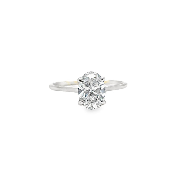 Oval Solitaire Engagement Ring