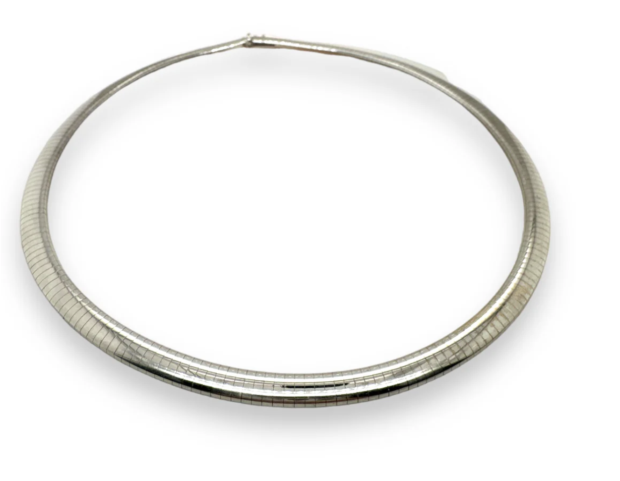 White Gold Omega Chain
