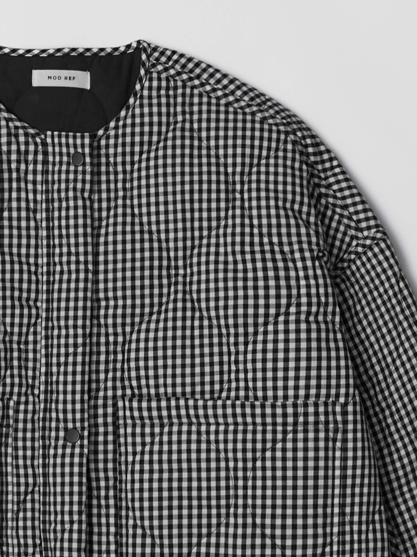 The Rochelle Jacket | Quilted Gingham Jacket