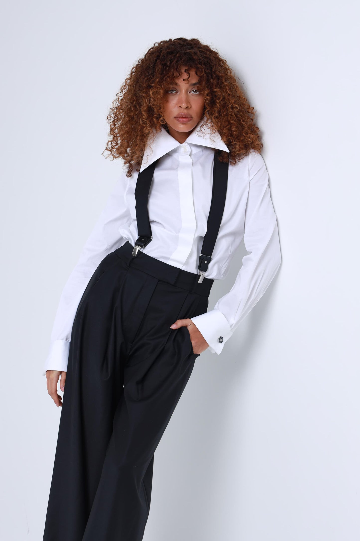 Classic White Shirt with French Cuffs