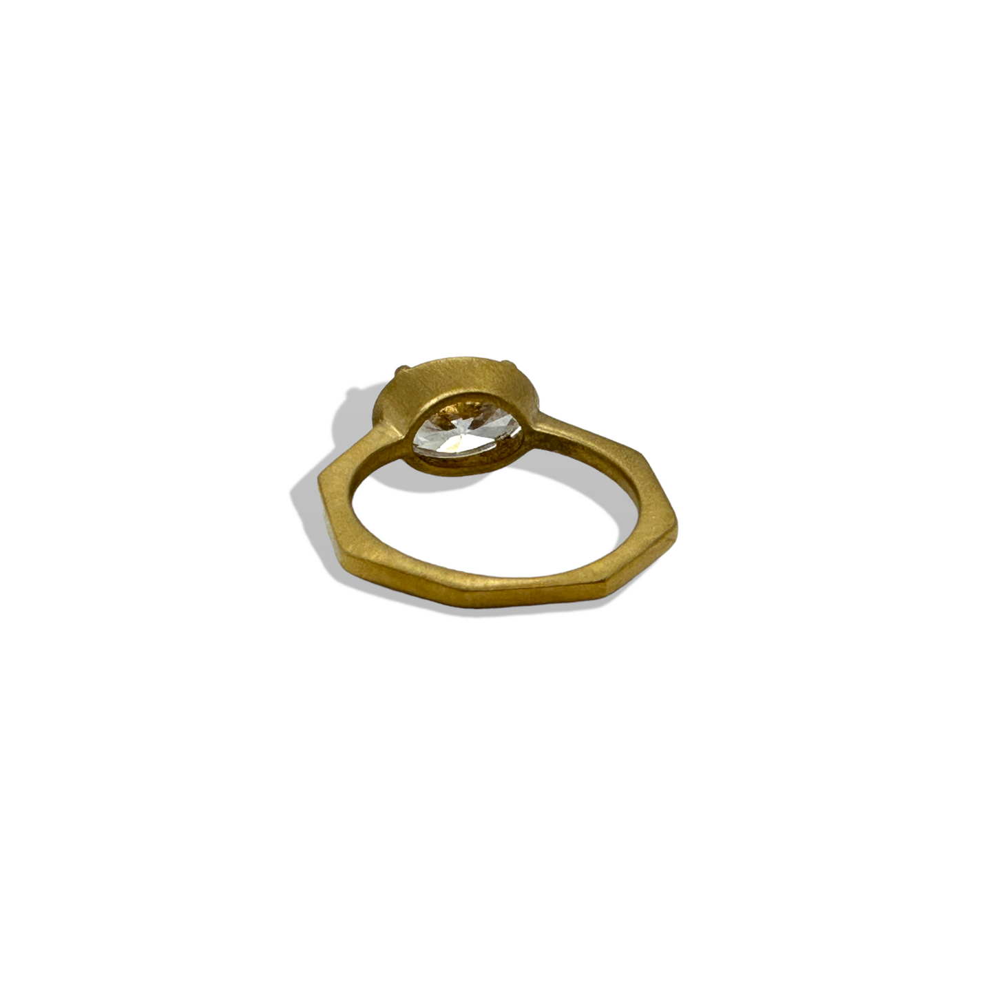 East West Oval Brilliant Diamond Engagement