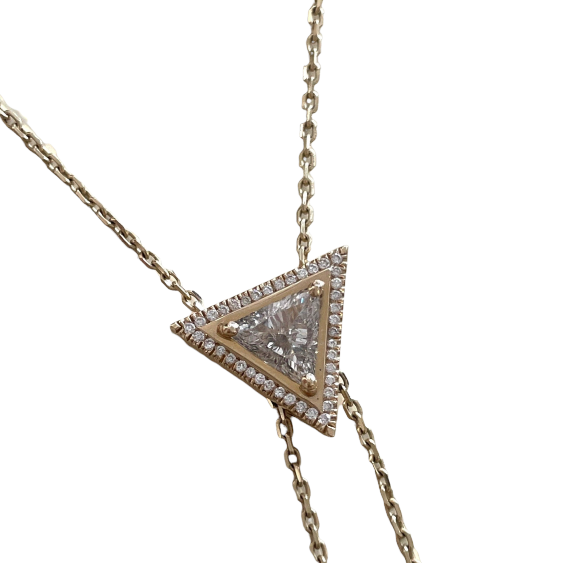 Trillion Cut Diamond Bolo