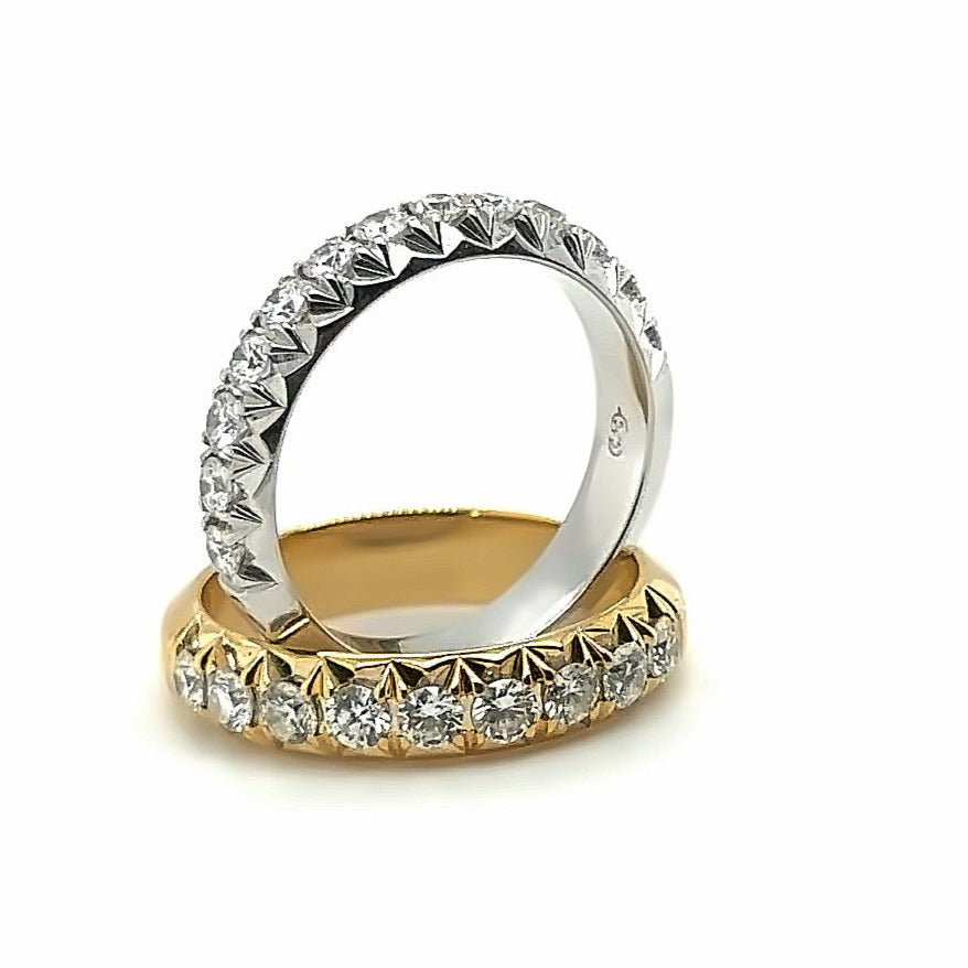 French Pavé Band - Large