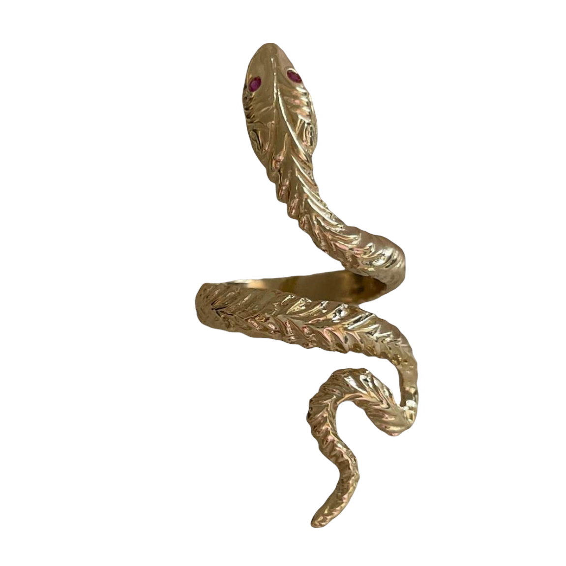 SNAKE EYES The Serpent Ruby Ring