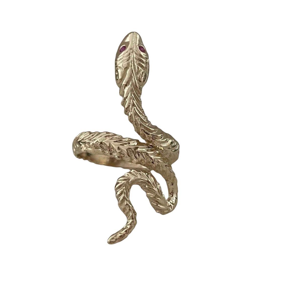 SNAKE EYES The Serpent Ruby Ring