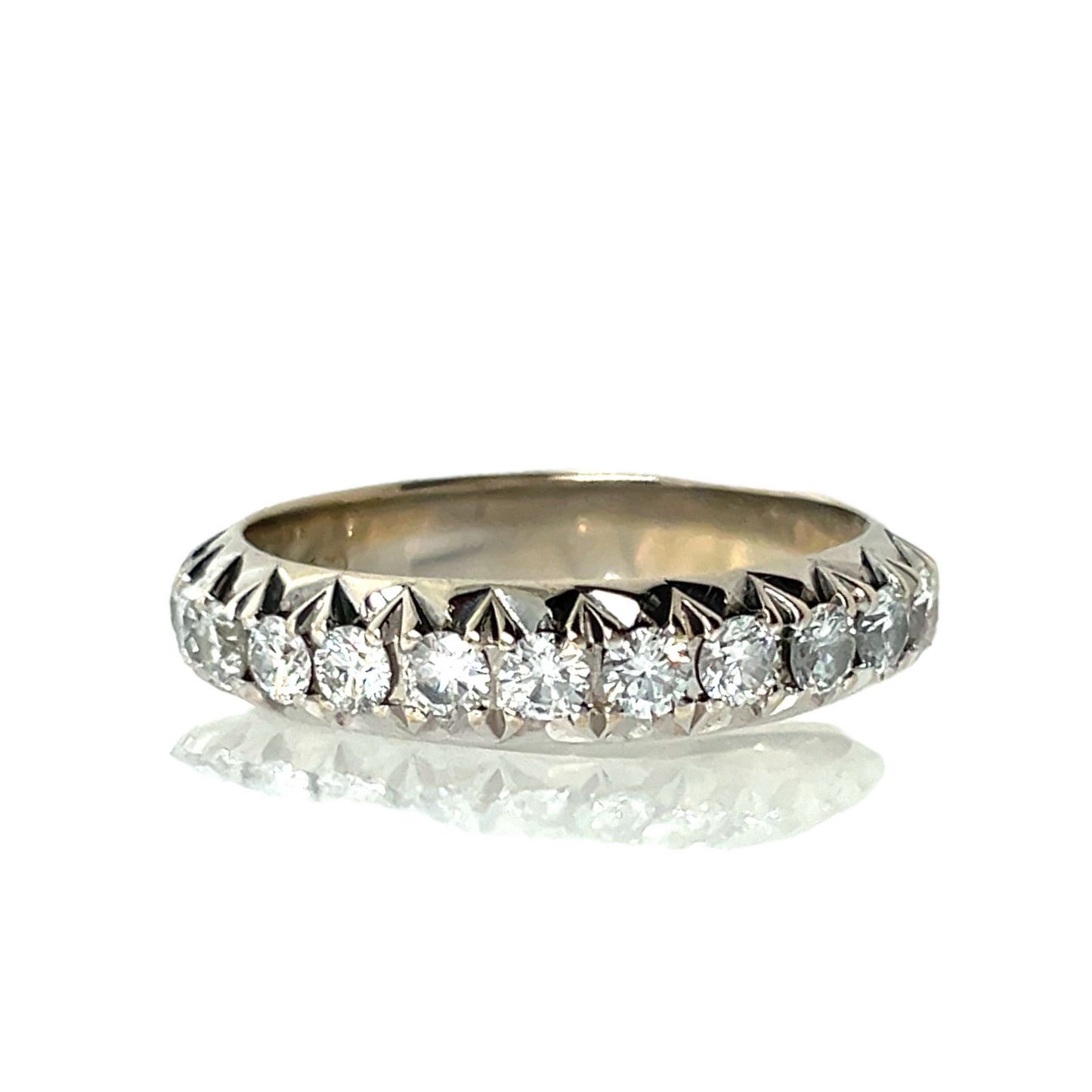 French Pavé Band - Large
