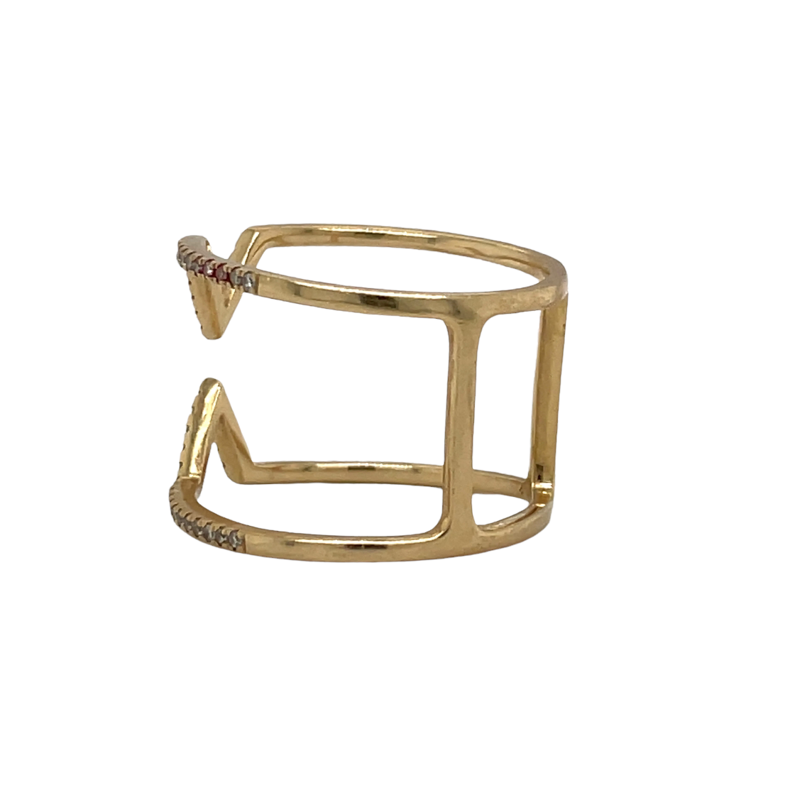Dainty Monster Diamond Ring