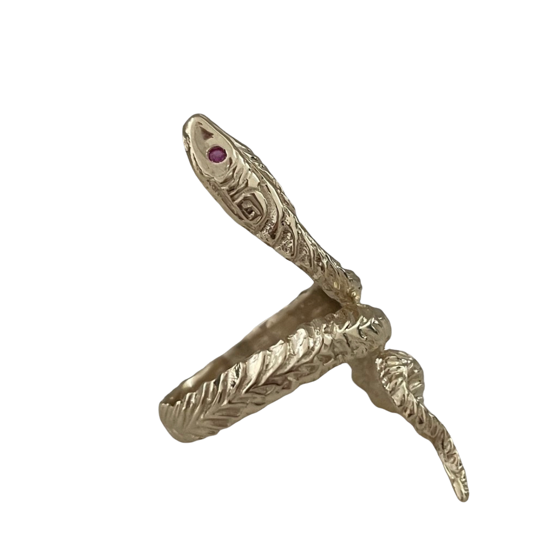 SNAKE EYES The Serpent Ruby Ring