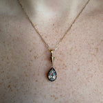 Georgian style Pear shape antique cut