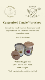 Candle Making Workshop JULY 8TH