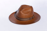 Classic Caramel Panama Hat - Handmade Straw Summer Hat