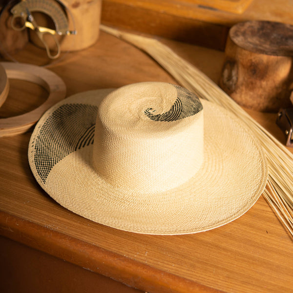 Spiral - Limited Edition Wide Brim Summer Panama Hat