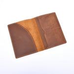 Passport Cover, Genuine Leather Passport Holder Case