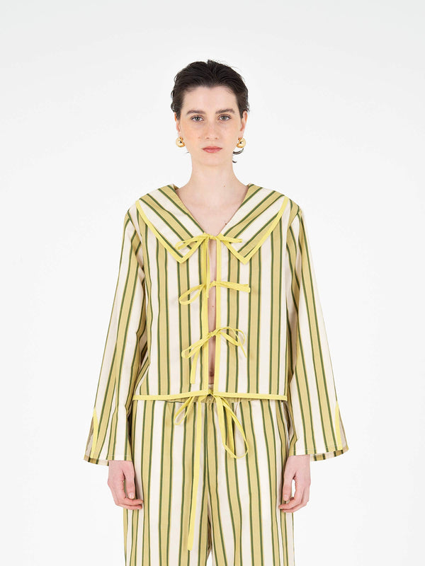 Spring Blizzard Striped  Shirt