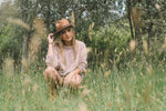Classic Caramel Panama Hat - Handmade Straw Summer Hat