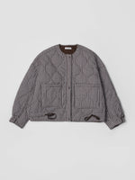 The Rochelle Jacket | Quilted Gingham Jacket