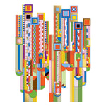Frank Lloyd Wright Saguaro Cactus & Forms 750 Piece Shaped Foil Puzzle