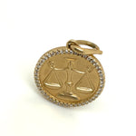 The Libra Zodiac Pendant Charm