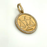 The Libra Zodiac Pendant Charm