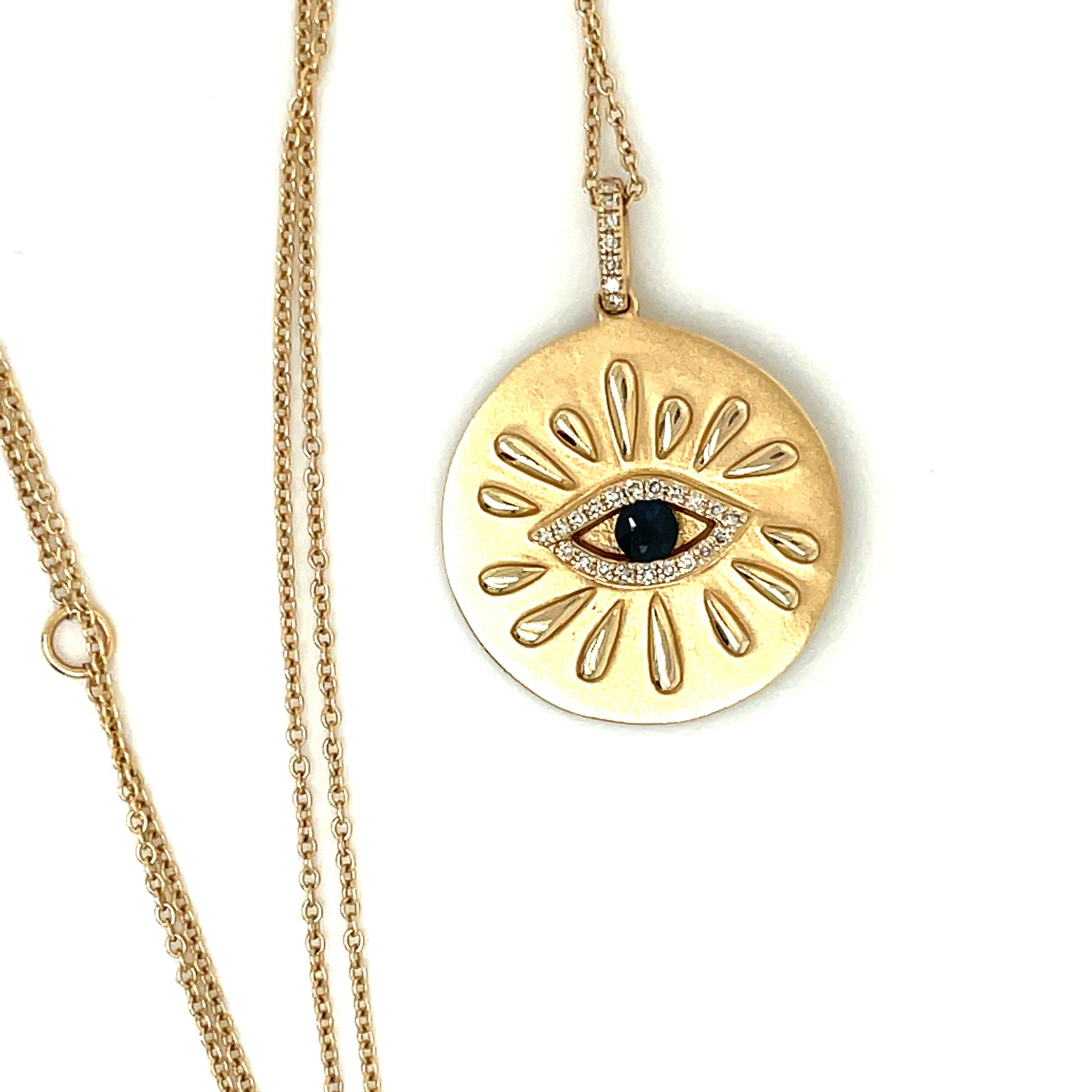 EVIL EYE NECKLACE WITH CHAIN