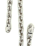 White Gold Chunky Bracelet